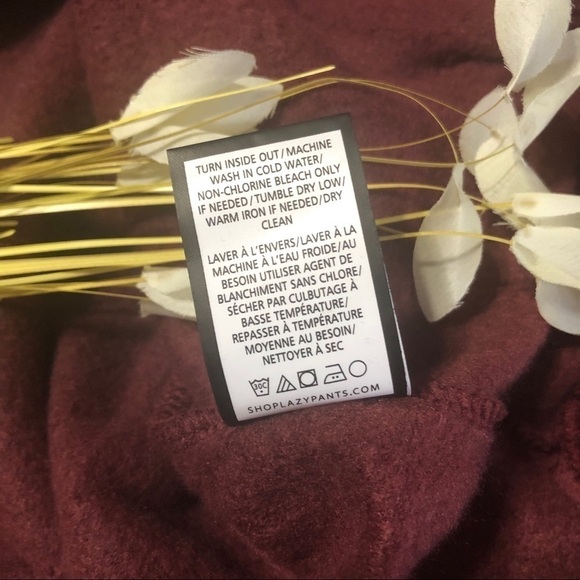 LAZYPANTS The Cooper Hoodie in Wine - Picture 6 of 8